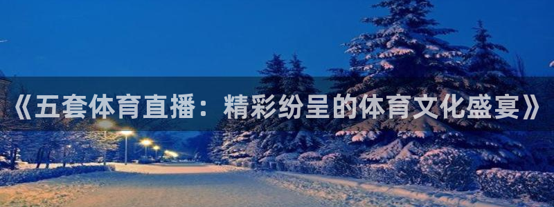 《五套体育直播：精彩纷呈的体育文化盛宴》