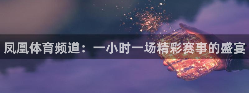凤凰体育频道：一小时一场精彩赛事的盛宴